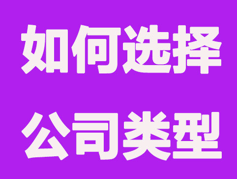 注冊公司一共有哪些類型，如何選擇公司注冊類型？