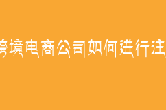 跨境電商公司如何進行注冊